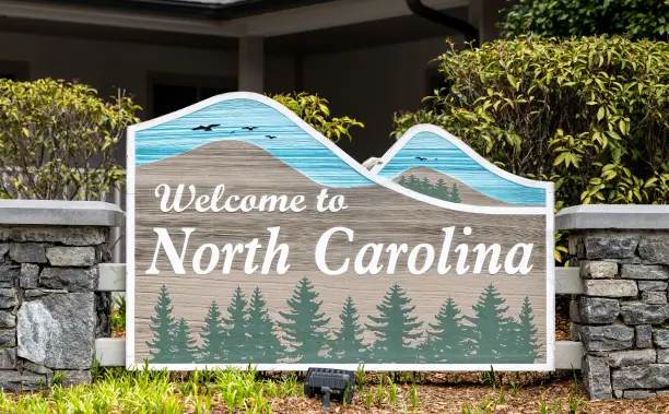 Welcome to NC sign