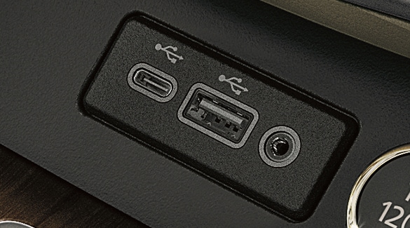 Convenient USB-A and USB-C ports