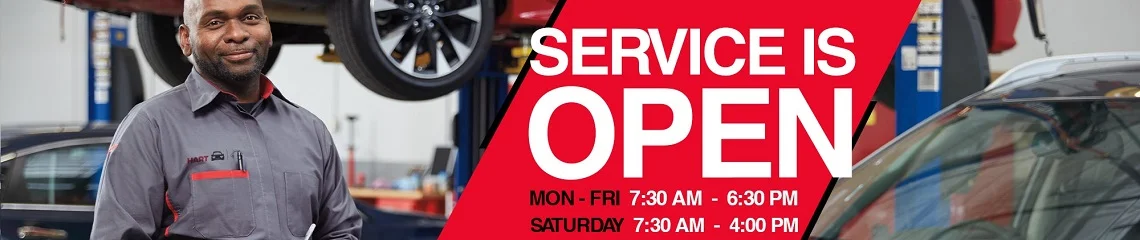 Hart Nissan Service is Open